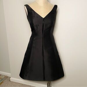 Kate Spade black zip front dress size 0